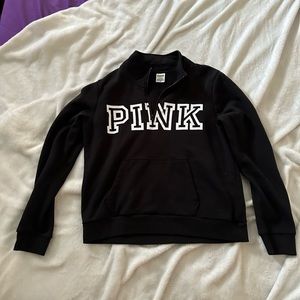 PINK Victoria secret half zip pullover hoodie